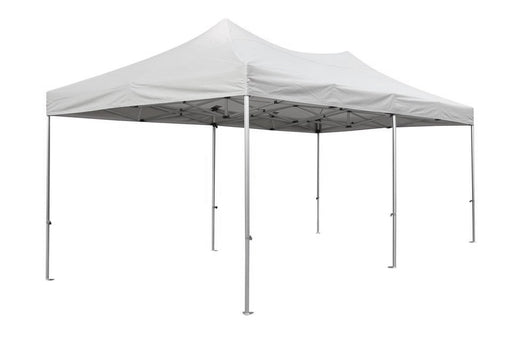3X6m Commercial Grade HEX 40 Industrial Aluminum Folding Gazebo Marquee Pop Up Garden Outdoor Canopy White W/T carry bag