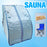 Large Portable Far Infrared Sauna Dry Heat 107(H)x95(D)x81(W)cm