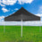 3X3m Commercial Aluminum Folding Gazebo Marquee Pop Up Outdoor Canopy Navy Black