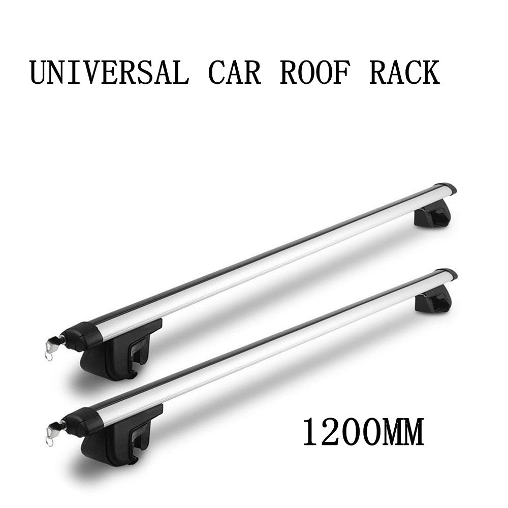 1200mm Universal Car Roof Rack Cross Bars Aluminum Alloy Aero Lockable