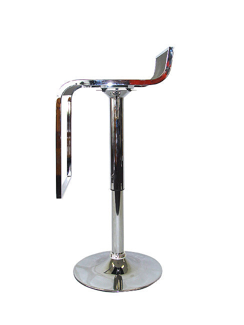Lem Pistor Height Adjustable Bar Stools x2 Black M90031-2