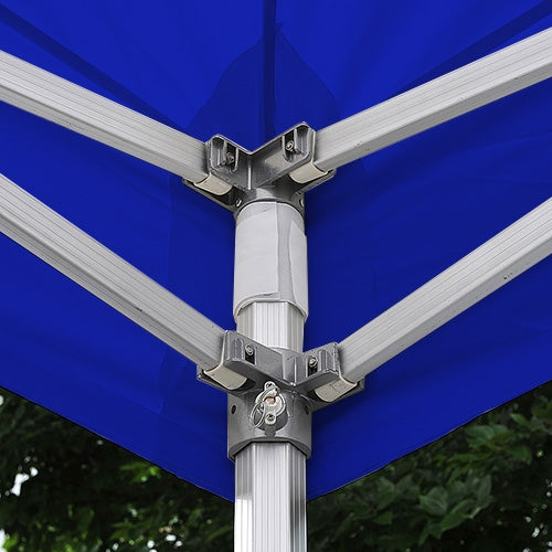 Deluxe 3X6m Premier Grade Aluminum HEX 50 Folding Gazebo Marquee Pop Up Outdoor Canopy 4 side walls Blue
