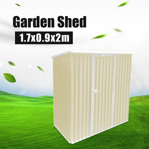 Pent Roof Garden Tool Storage Shed 1.7x0.9x2m