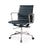 Eames Reproduction Offic Chair Black Italian Leather - Premium