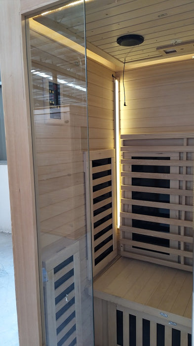 NEW Model 2 Person Luxury Indoor Carbon Fibre Far Infrared Sauna 10 Heating Panels 002G