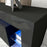 Modern 2 level LED TV Cabinet Entertainment Unit Stand High Gloss Furniture 200cm Black MLD06-2
