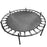 4.5FT / 55 inch Springless Mini Trampoline with Enclosure Set Red