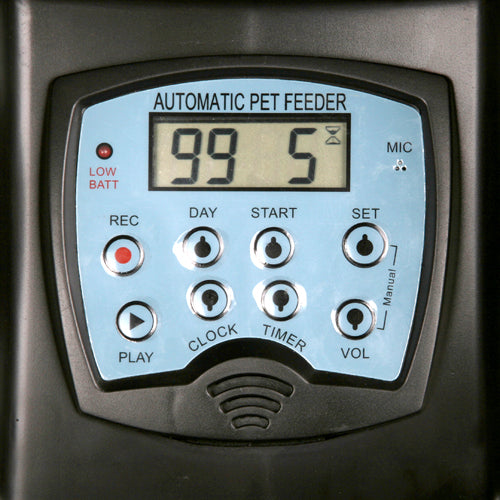 10L Large Automatic Digital Pet Feeder for Cat Dog Rabbit Black