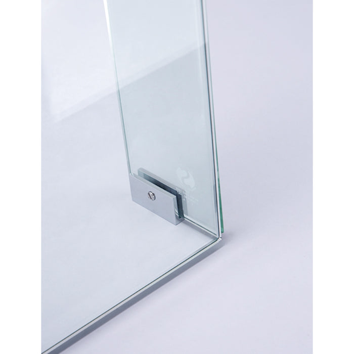 Shower Screen 900x900x2000mm Frameless Glass